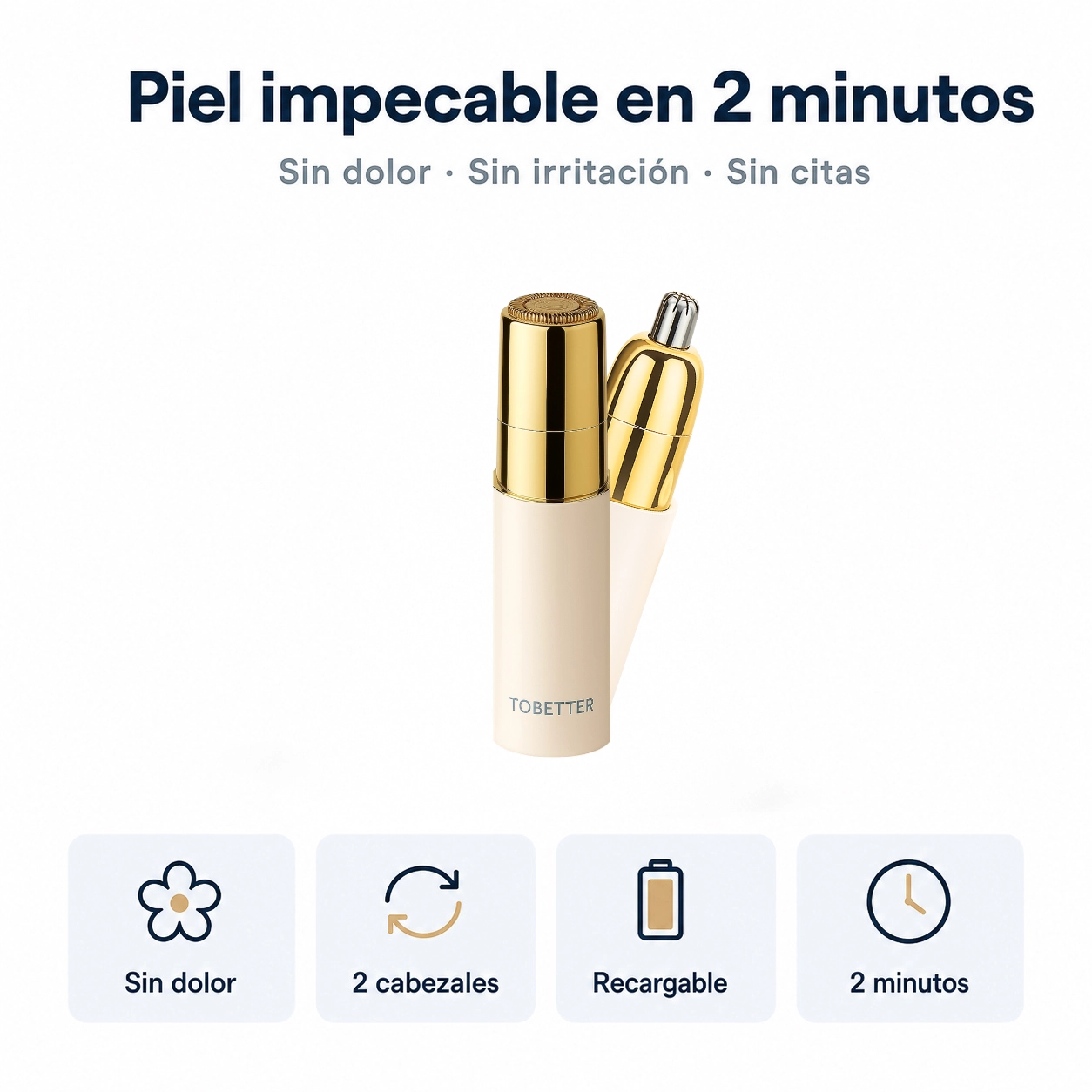 Depilador Facial 2 en 1 TOBETTER - Imagen 7