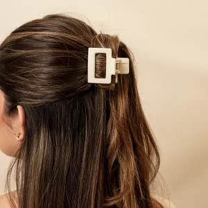 Hair Clip Basic Beige