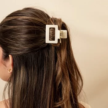 Hair Clip Basic Beige