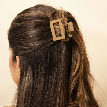 Hair Clip Basic Café