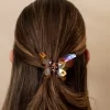 Hair Clip Medium Butterfly Oro Rosa