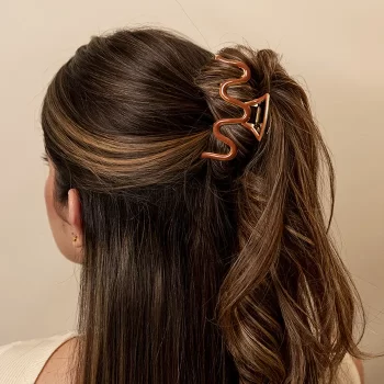 Hair Clip Curves Café
