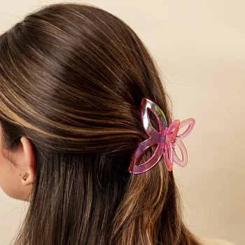 Hair Clip Fusion Butterfly Fucsia