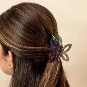 Hair Clip Fusion Butterfly Negro