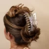 Hair Clip Large Butterfly Transparente