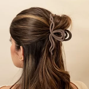 Hair Clip Octopus Chocolate