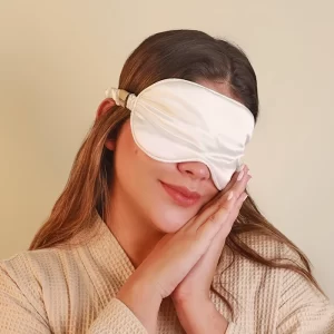 Antifaz de Satín Beige