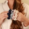 Satin Glow Scrunchies – Soft Neutrals S