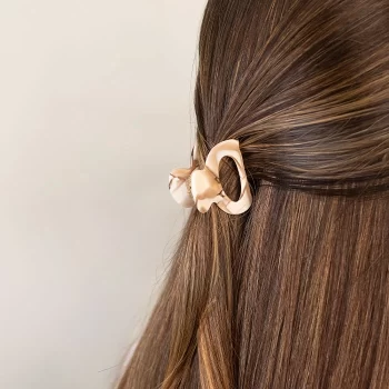 Hair Clip Caramel Flan