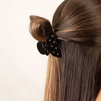 Hair Clip Stardust Noir