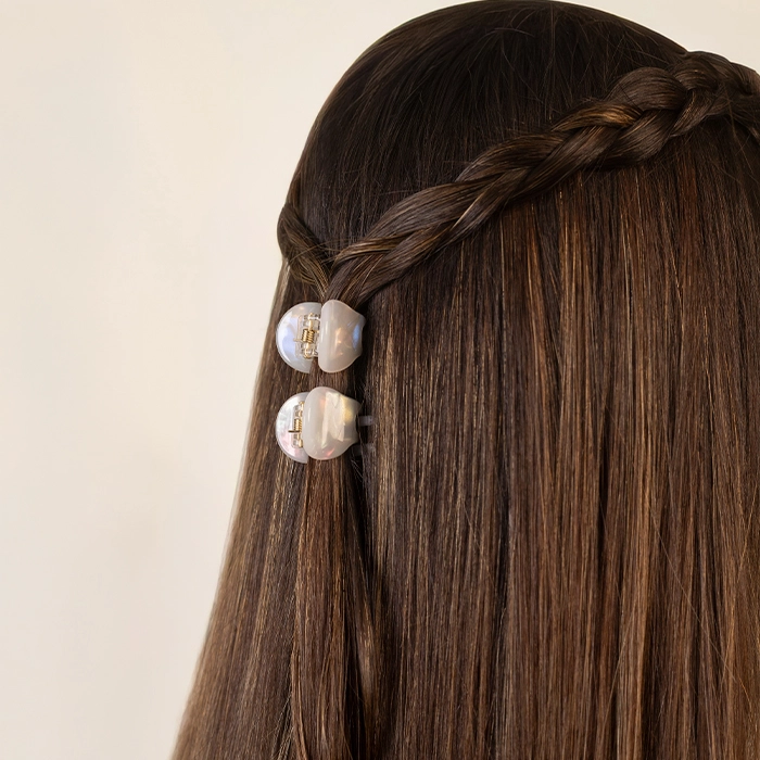 Hair Clips Lucent Pearl Mini