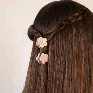 Hair Clips Petal Blush Mini
