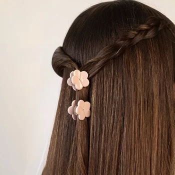 Hair Clips Petal Blush Mini