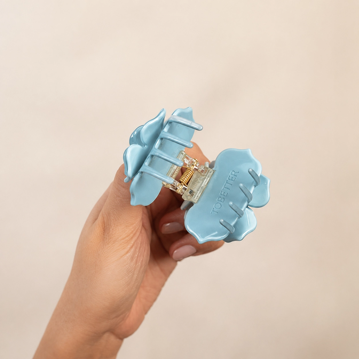 Hair Clip Sky Camelia - Imagen 5